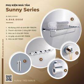 Bộ phụ kiện phòng tắm Sunny Series