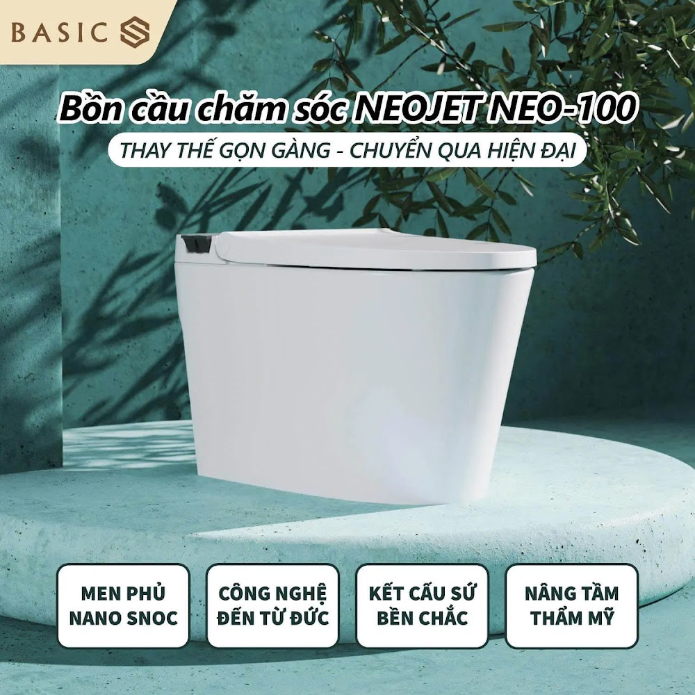 Bồn cầu chăm sóc NEOJET NEO-100 không két nước