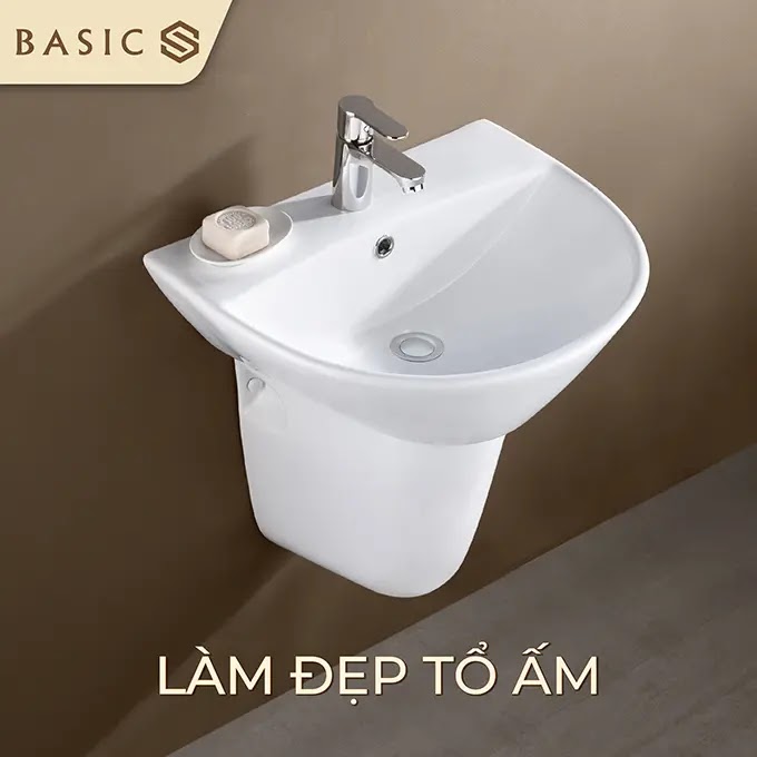 Chậu rửa treo tường Basic BSA-501
