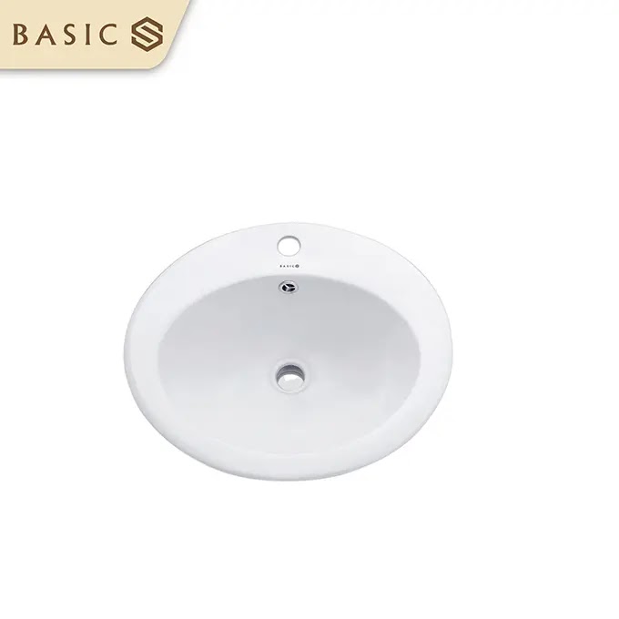 Lavabo âm bàn dương vành Basic BS-202