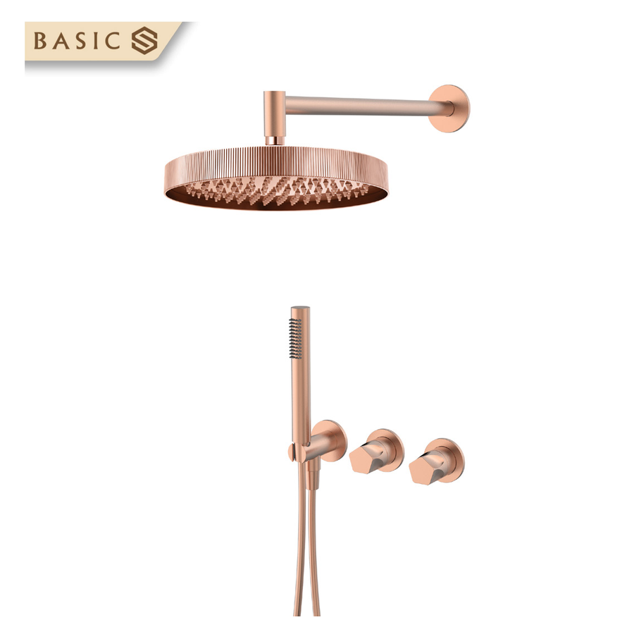 Sen âm tường nóng lạnh Basic BW-SO1013A.22 màu Rose Gold